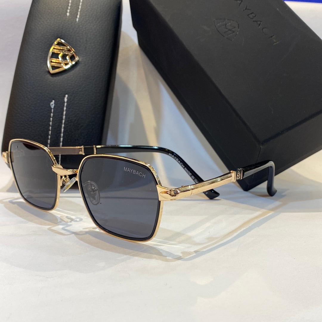 Yam Gold Frame Black Shade Unisex Branded PA/B-Z25 53 18-141