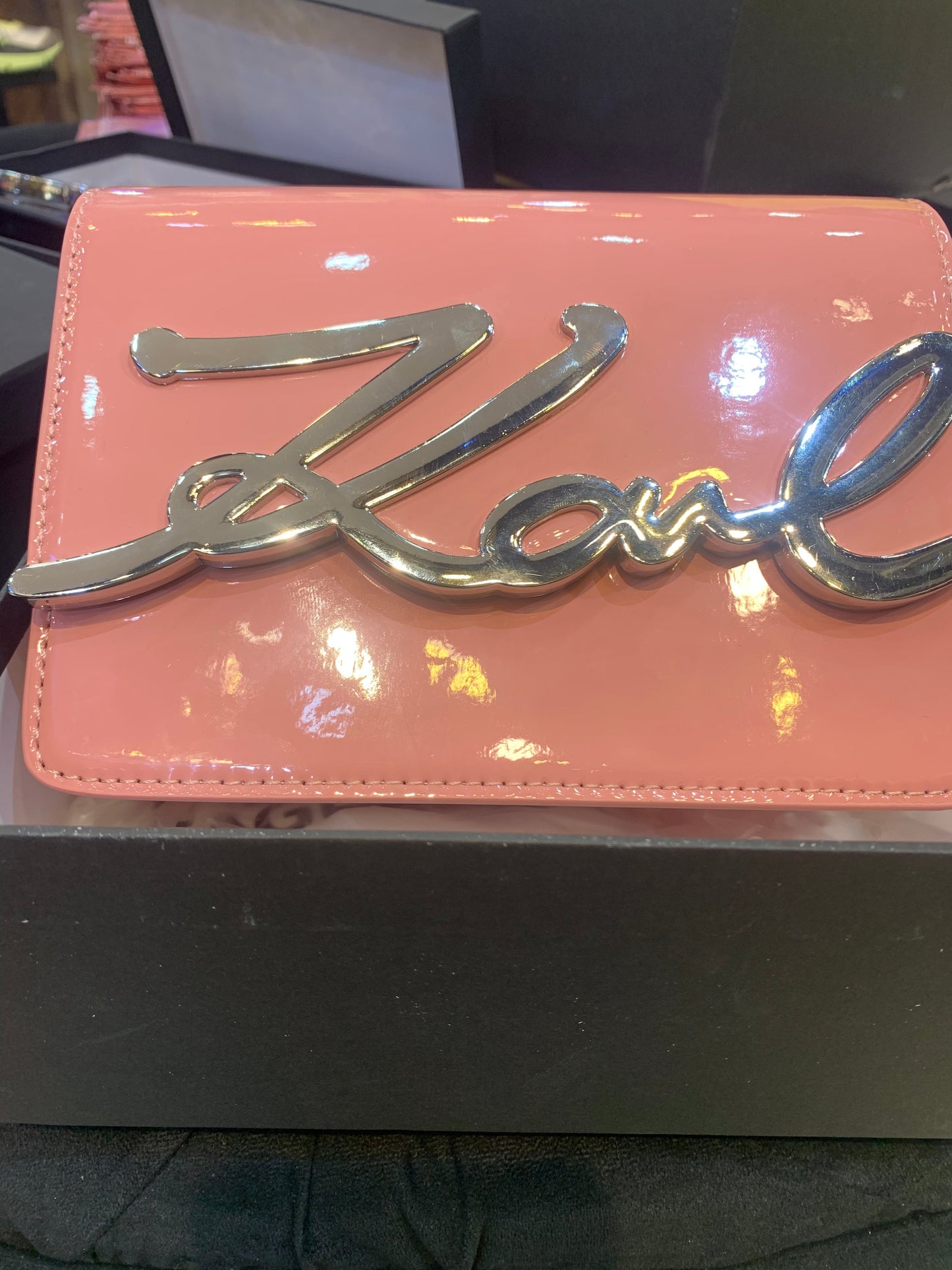 Rak Multi Colour Glossy Ladies Sling Bag 8999