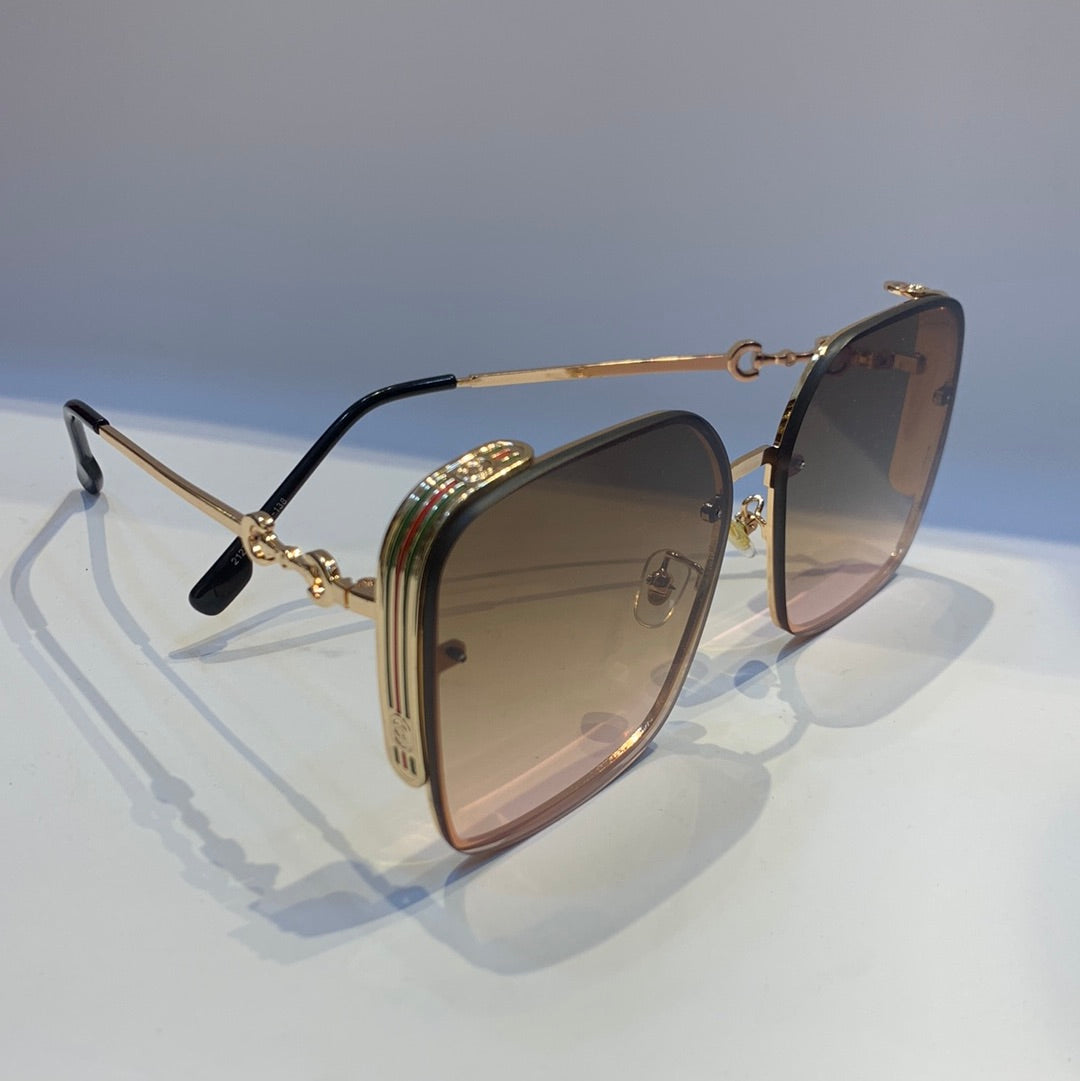 Cug Gold Frame Yellow Shade Sunglass 2127 52 18-138