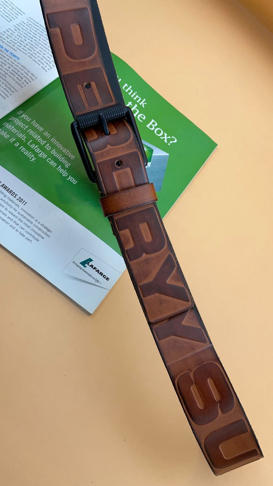 SUP Branded Imported Genuine Leather Belt Belt with Brand Box CA 69012