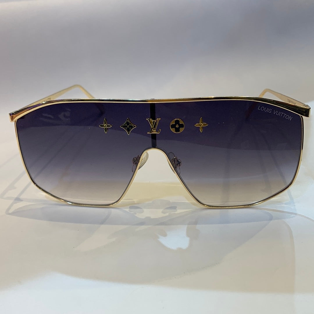 Uol vl Golden Frame black Shade Sunglass TJ72246 130 0-142