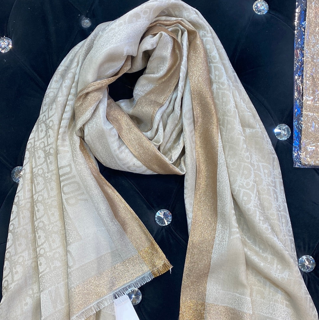 OID GOLD Colour OID Print Heavy Quality Muffler  9365