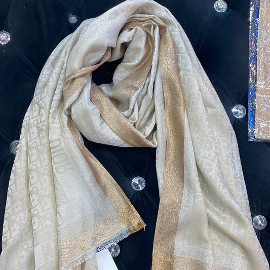 OID GOLD Colour OID Print Heavy Quality Muffler  9365