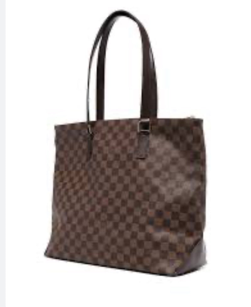 Uol Brown Check Print Tote Bag 4441