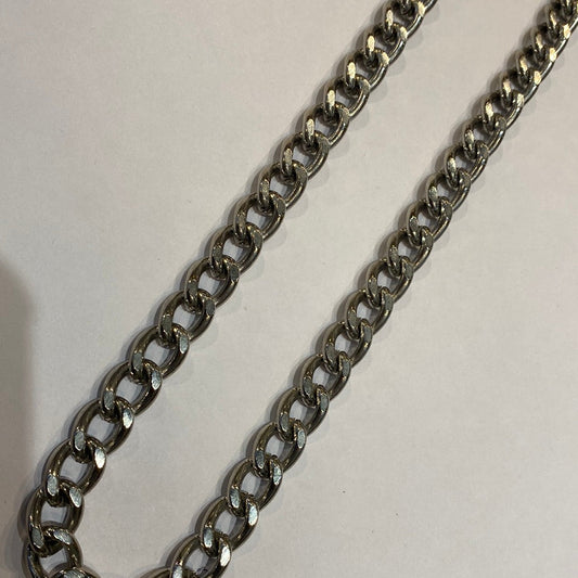 Sliver Colour Thick Chain Unisex Necklace Chain