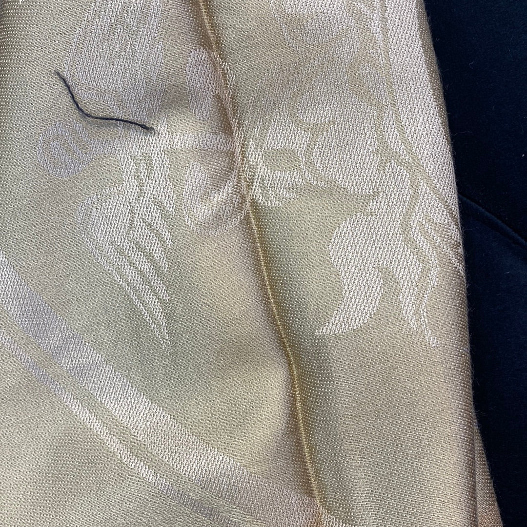 HER REH Cream Colour HER REH Print Heavy Quality Muffler  9373