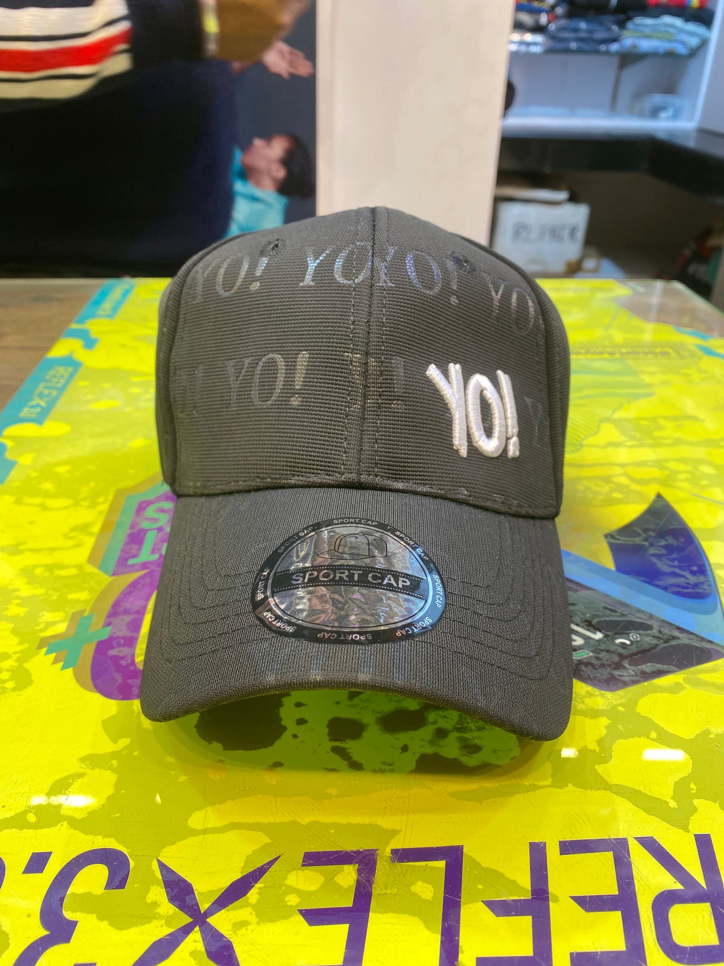 Black Colour Yo Cap 913001