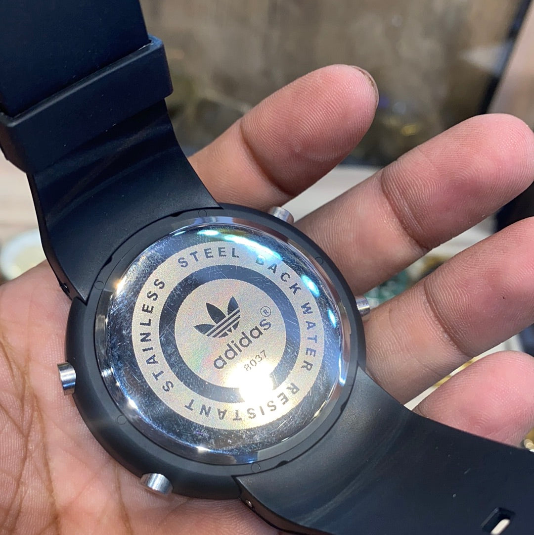 Full Black Green Ring Sports Watch