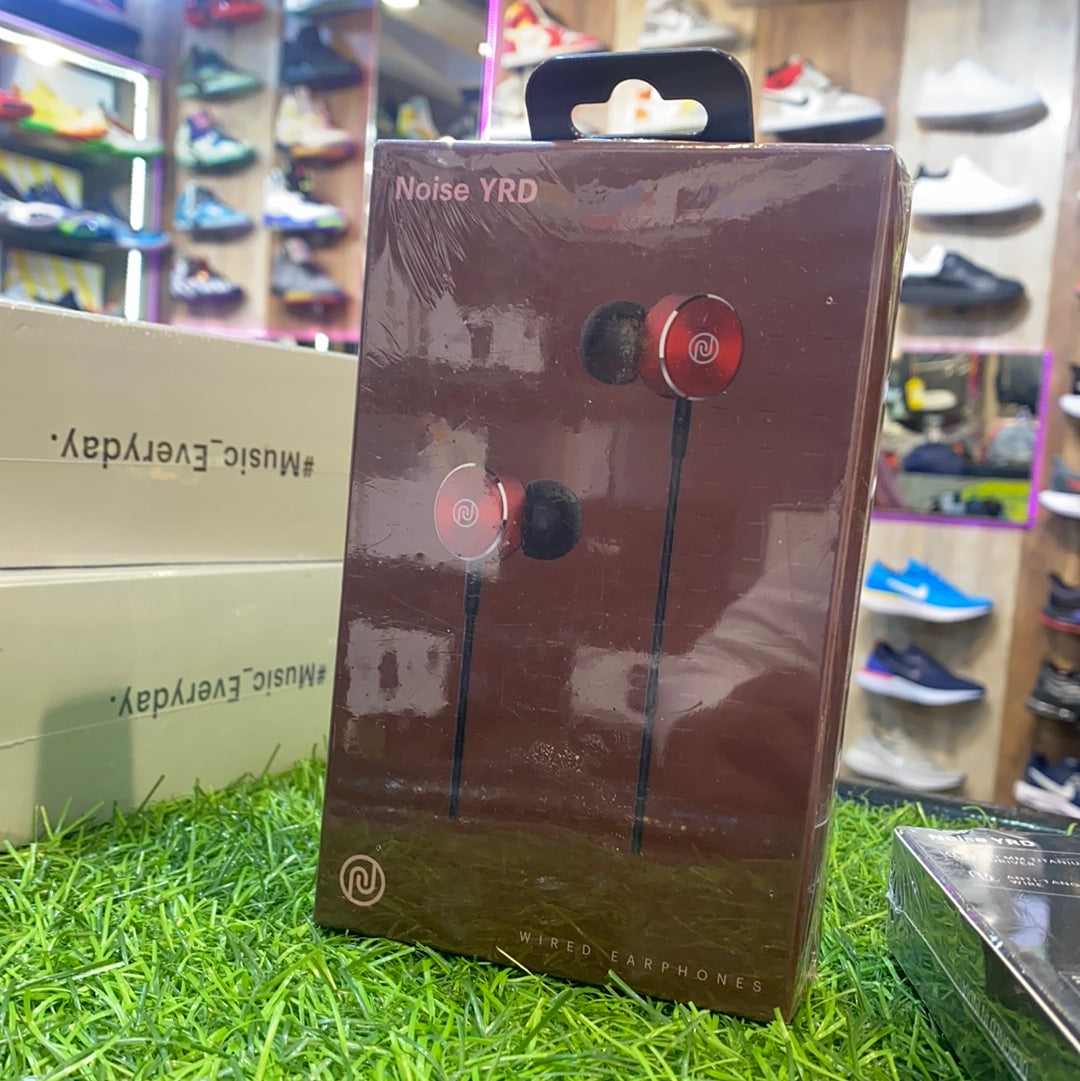 Noise YRD Wired Earphones Raving Red Colour