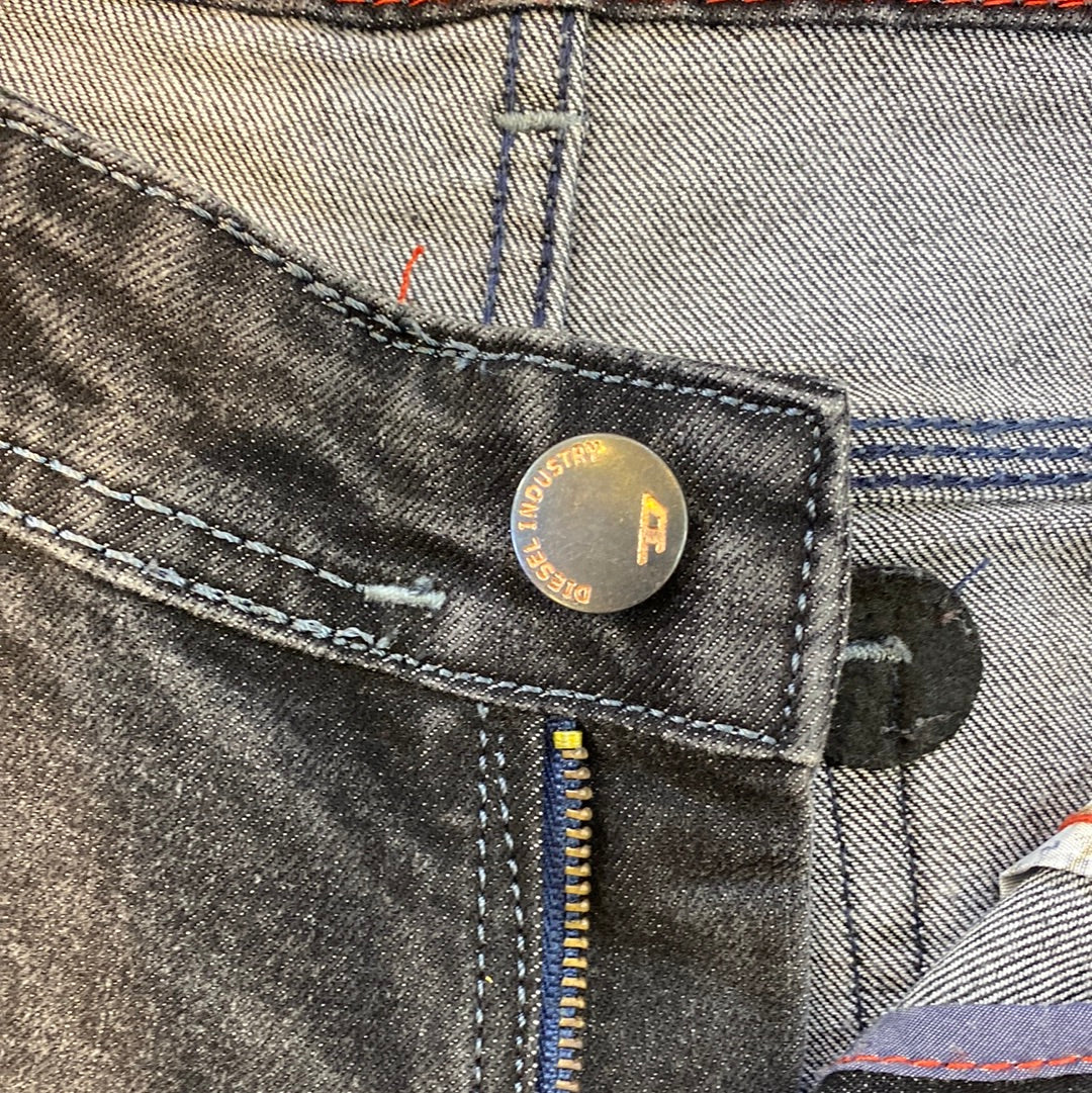EID Black Denim Straight Fit plain jeans Branded Designers Men’s Jeans EID 17730 AAA1