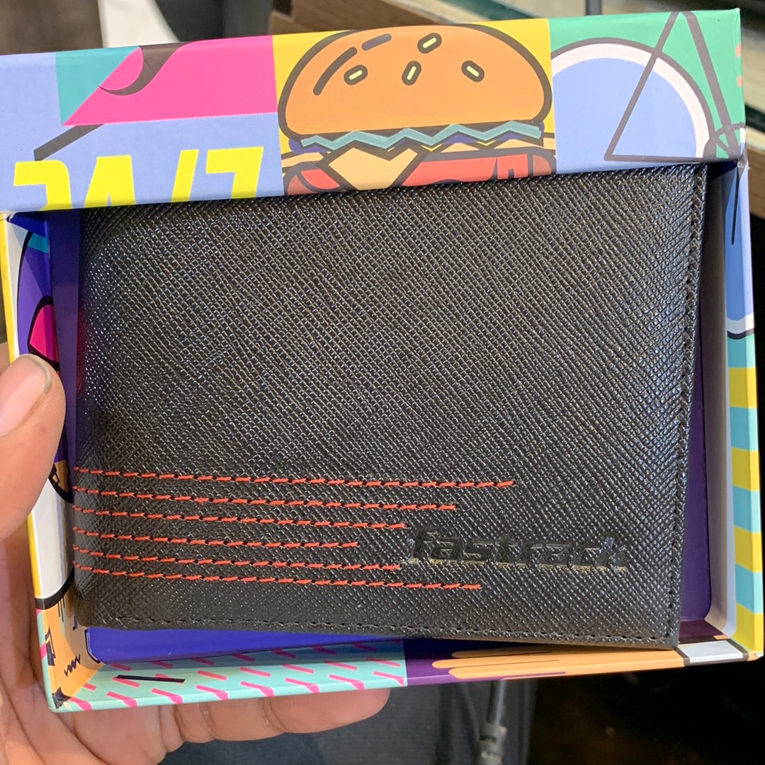 Fastrack Wallet  Black Colour C0416LBK01