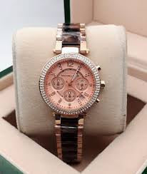 Copper Brown Chain Copper Dial Ladies watch
