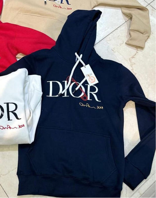 OID DIO Navy Blue Colour With OID Embroidery Logo Premium Quality Unisex Hoodie’s 49001