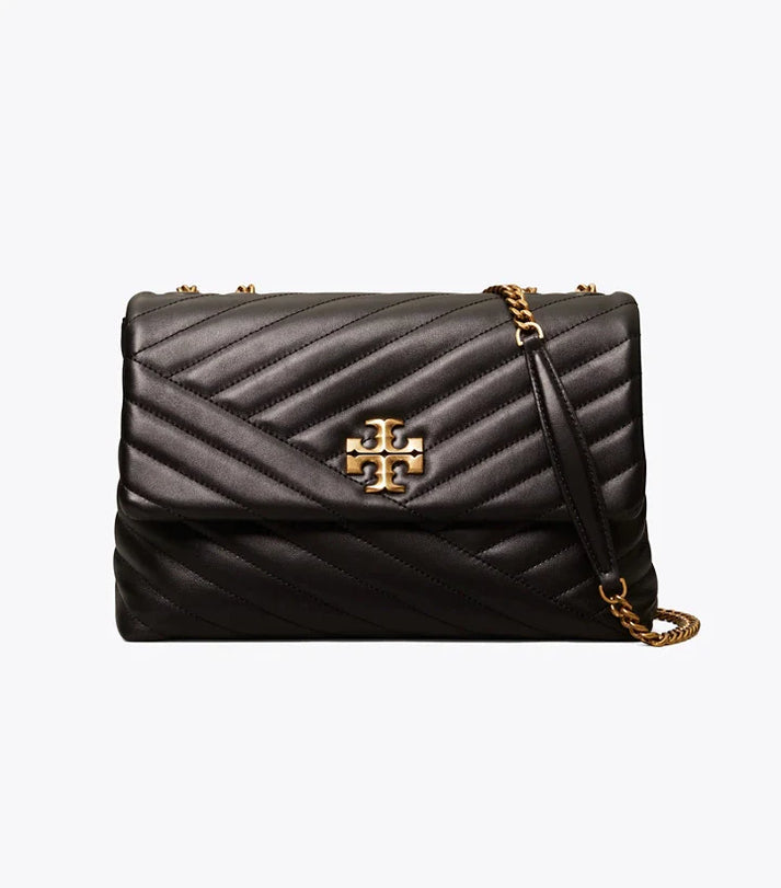ROT Black Colour With Leather Quality Chevron Convertible Shoulder Bag Ladies Bag 880066