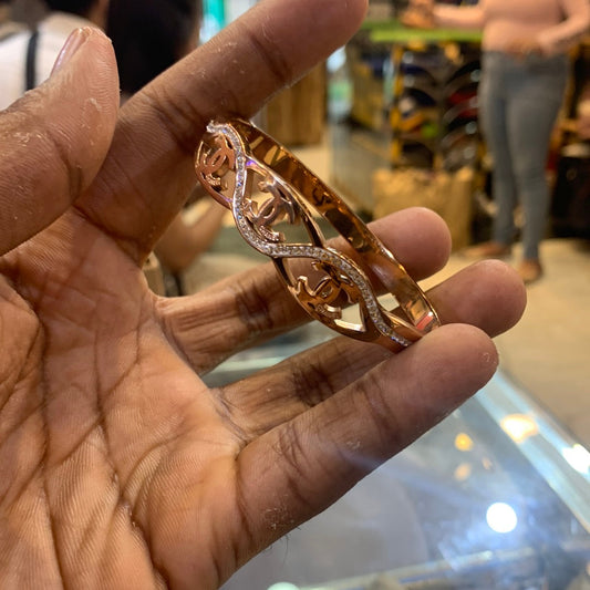 AHC Copper Color With AHC Design Premium Quality Kada Bracelet 502394