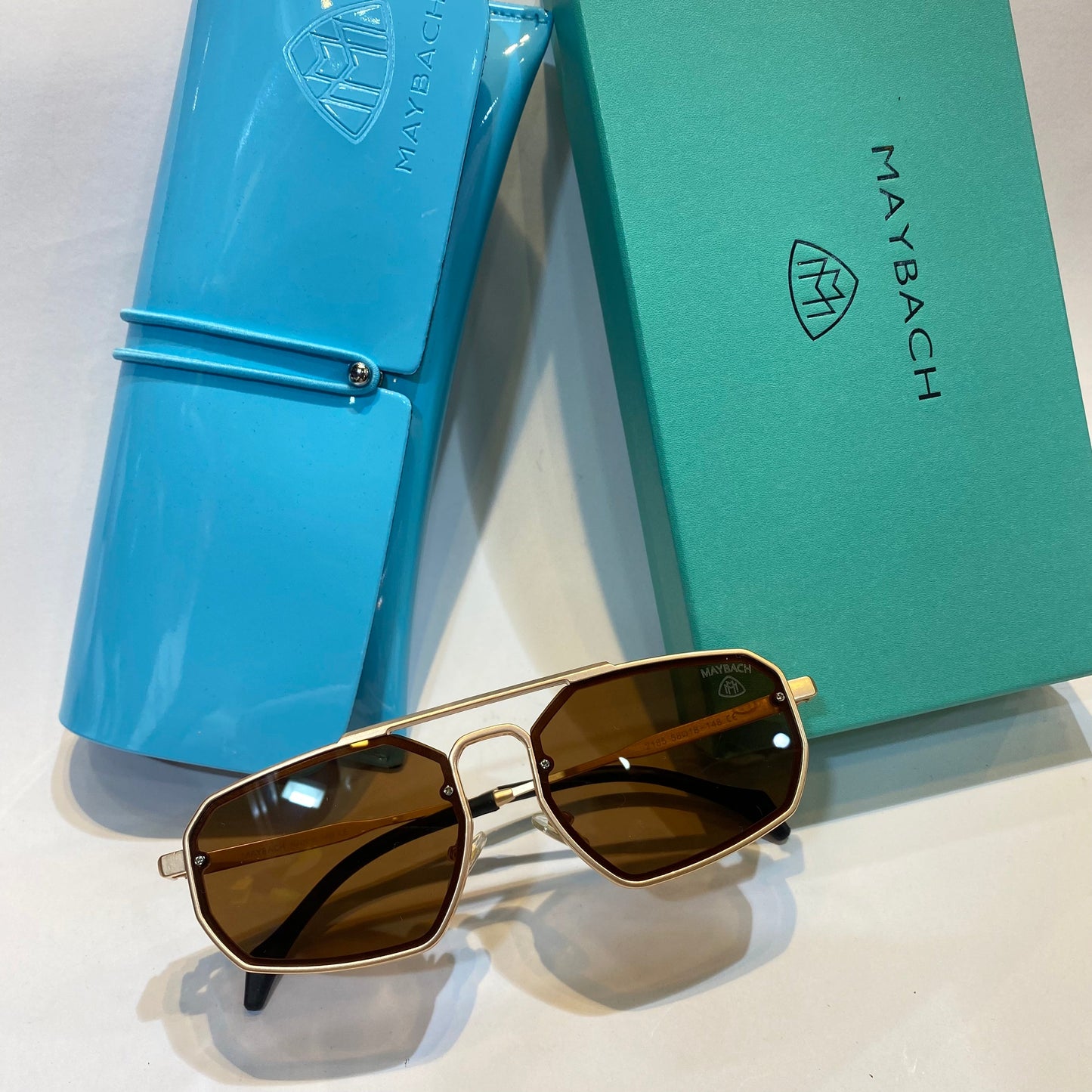 YAM Copper Frame Brown Shade Unisex Branded Sunglasses 2185 58 18-148