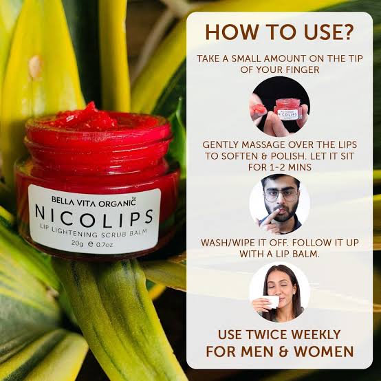 Bella Vita Nicolips Lightening Scrub Balm