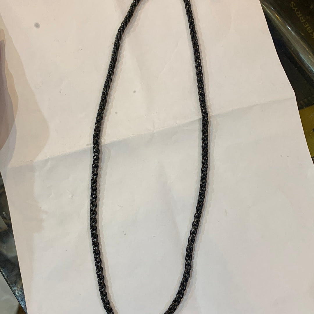 Black Colour Finished Neck Chain 199937