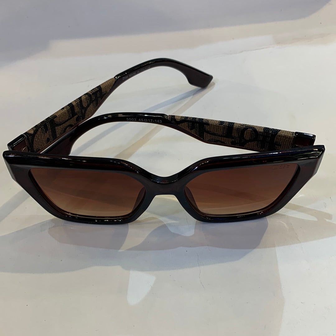 OID Brown Frame Brown Shade Sunglass 5503 45 17-143