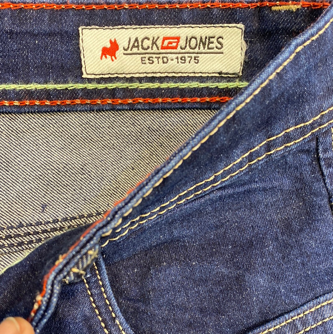 Jack JJ  Vintage Blue Denim Slim Fit jeans Branded Designers Men’s Jeans 110306