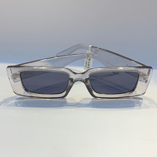 ARP Transparent Grey Frame Grey Shade Sunglass ZN366652 19-145
