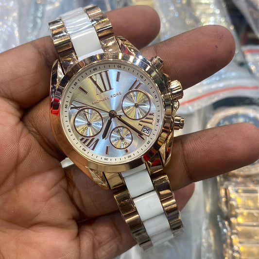 Cim Rose Gold White Chain Rose Gold Dial Ladies watch
