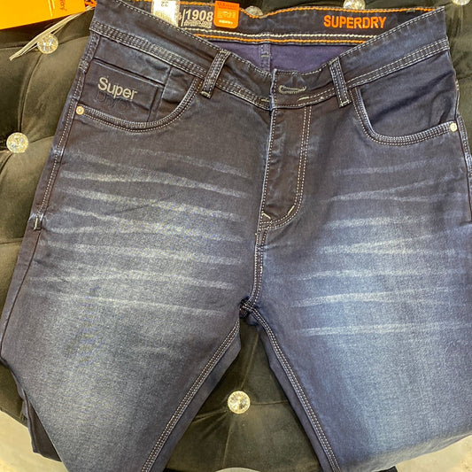 PUS SUP SD Denim Dark Blue Mid Rise Branded Designers Men’s Jeans And Straight Fit Men’s Jeans PUS 110303