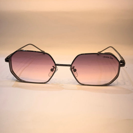 OID Black Frame Purple Shade Unisex Sunglasses B80 609 55 17 144