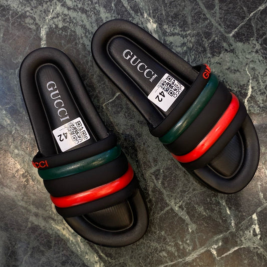 Red Green Black Slipper Model 17808090 Cug Guc