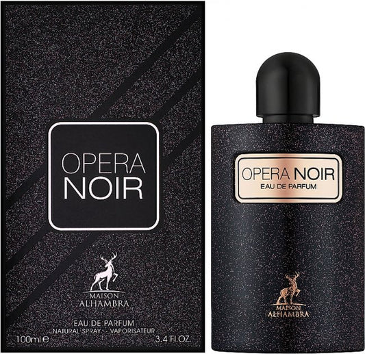 Opera Noir Maison Alhambra by Lattafa Eau de Parfum 100ML 3.4 FL OZ UNISEX