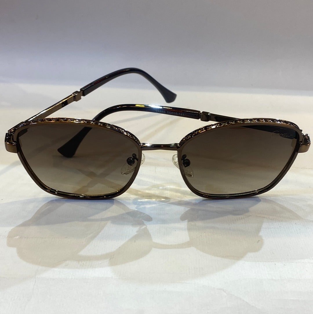 RAC Brown Frame Brown Shade Sunglass 2A669 56 16-141