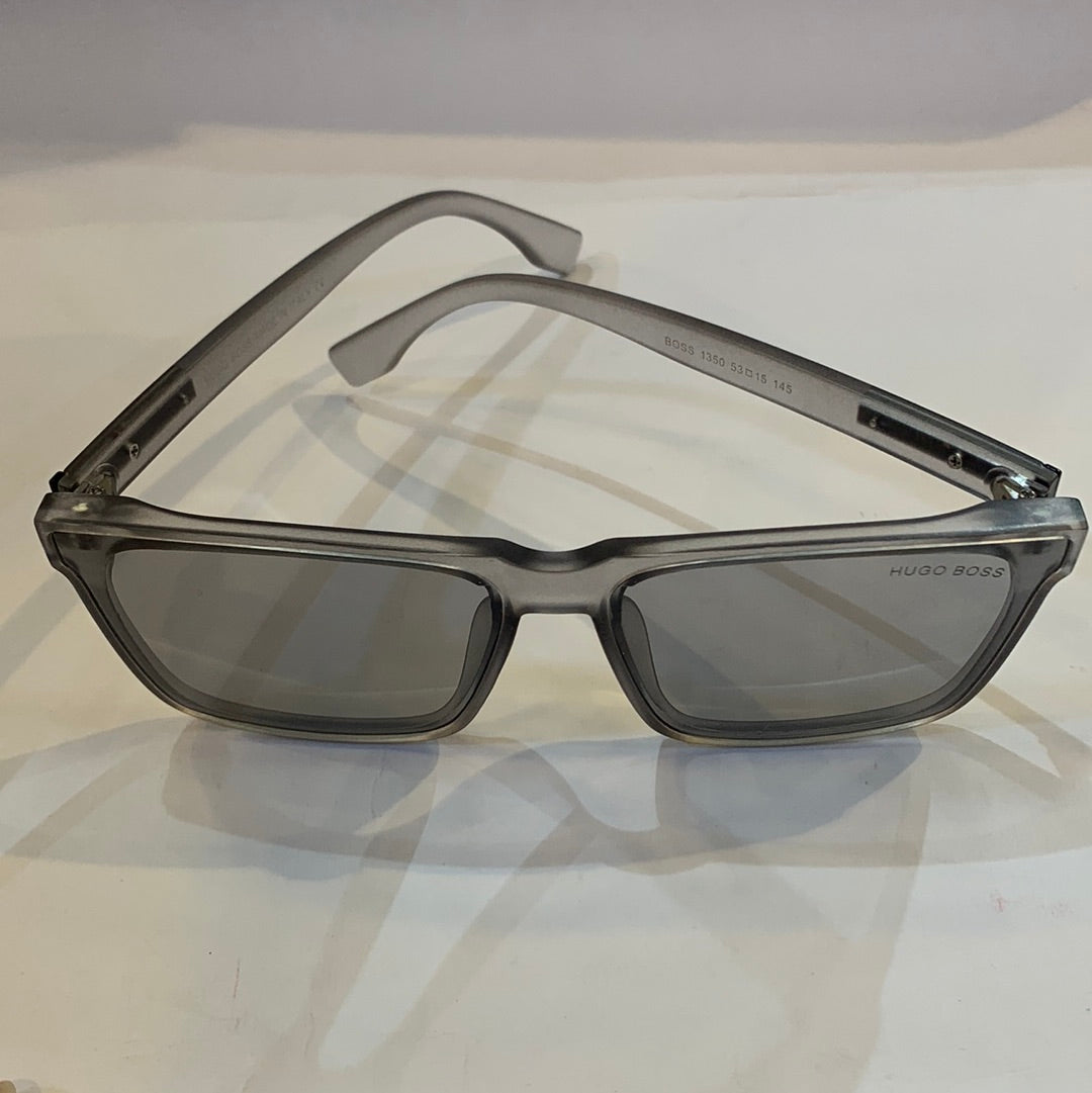 GUH Grey Transperent Frame Grey Shade Unisex Branded Sunglasses 1350 53 15 145