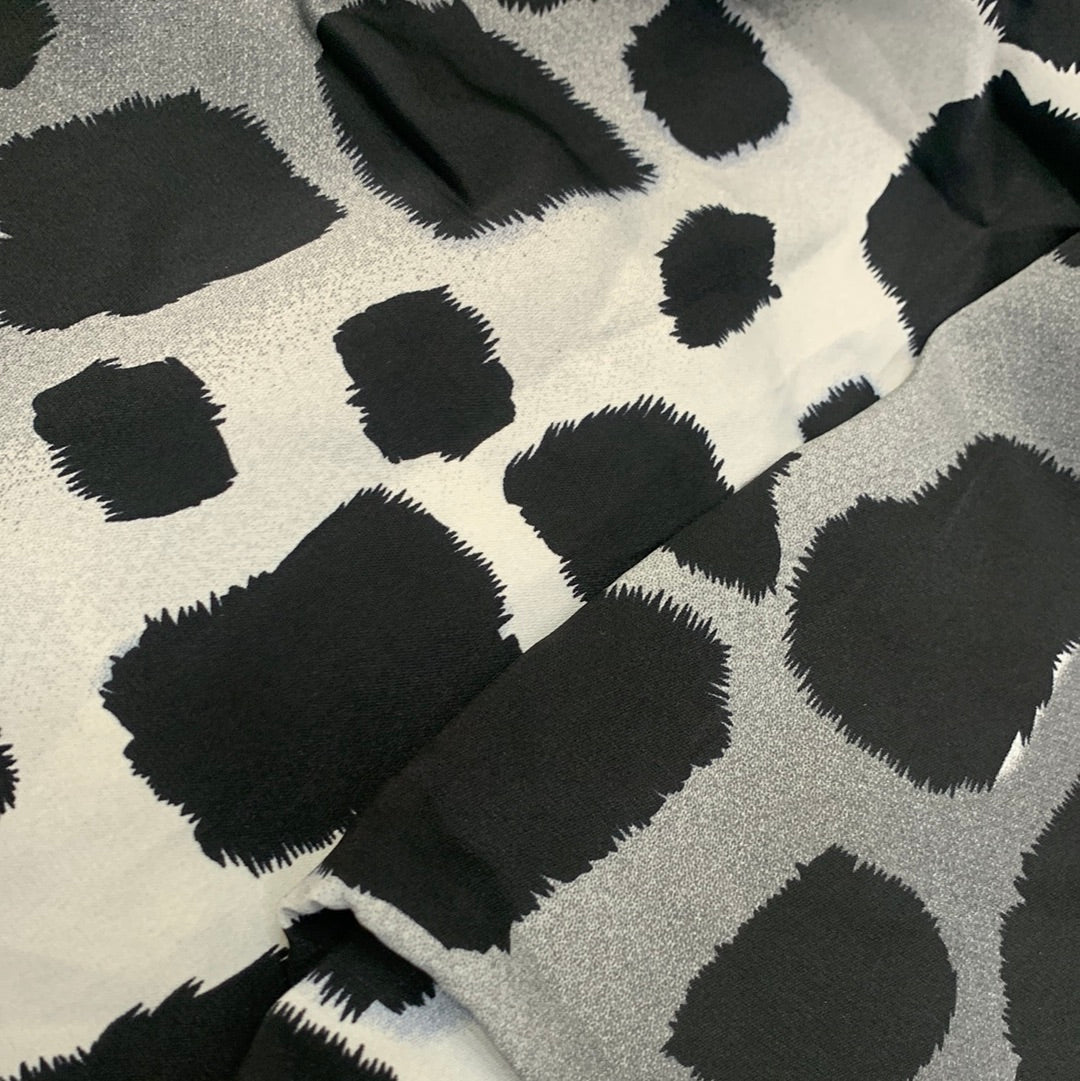 IDOL Black Grey Colour With Black Spots Premium Quality Printed Relaxed Fit Lower 3020