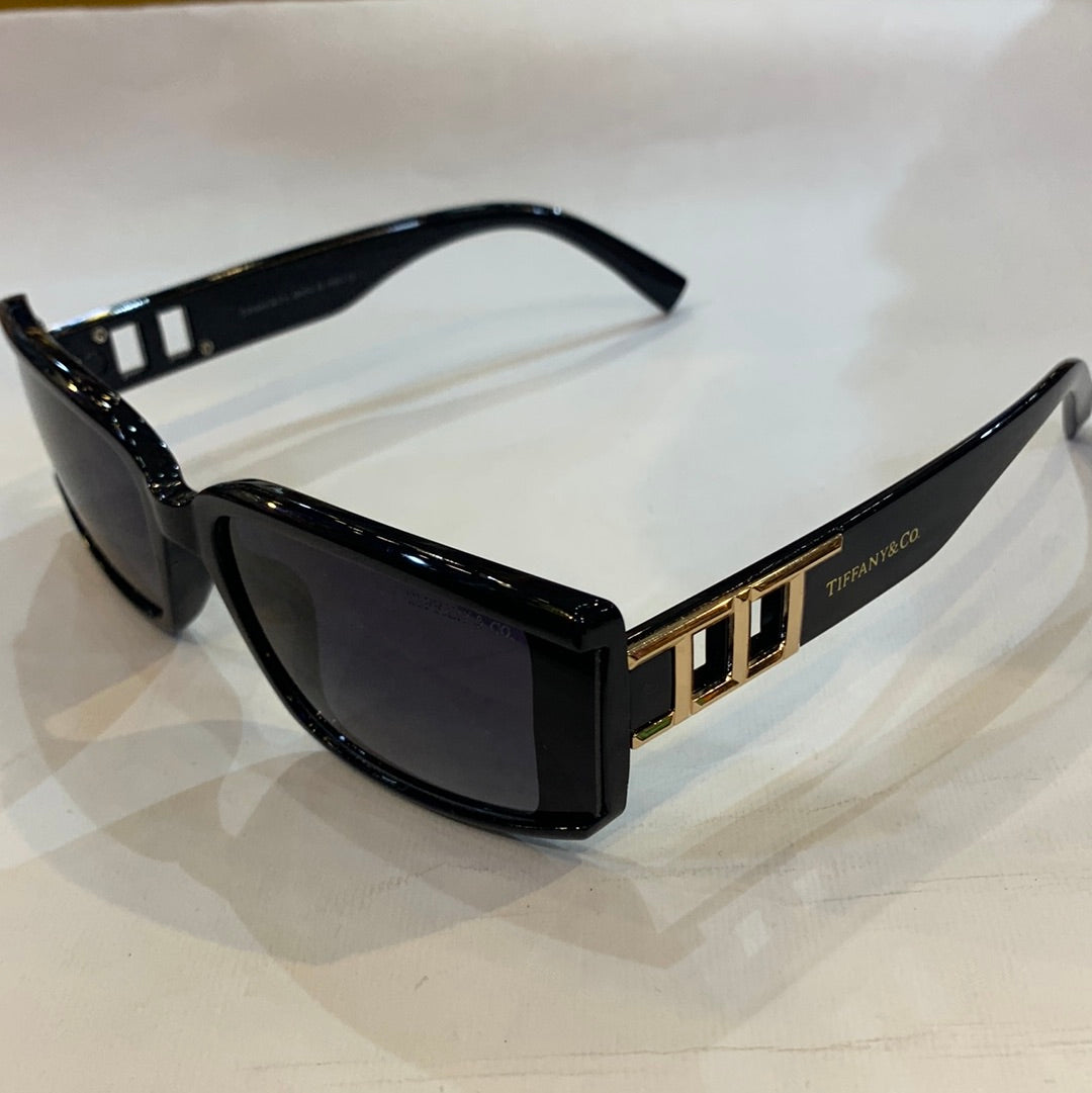 FIT Black Frame Black Shade Sunglass A80052 61 19-143