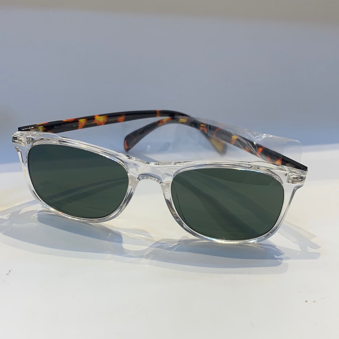 BD Transparent Leopard Frame Green Shade Unisex Sunglass UM1879-2 53 20-143