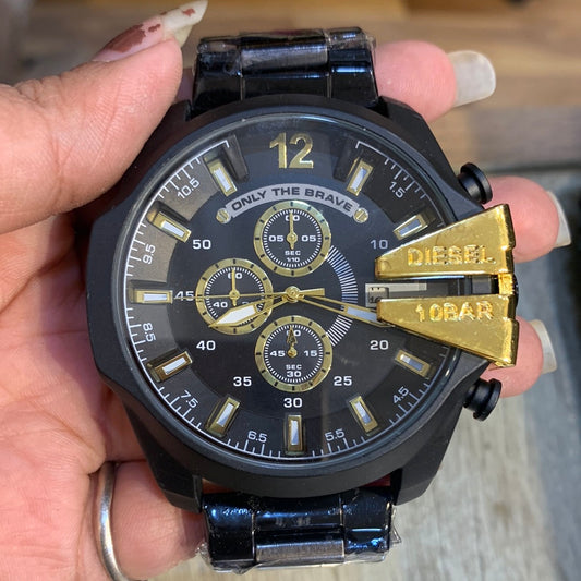 EID Black Chain Black Gold Colour Dial Heavy Dial Men Watch