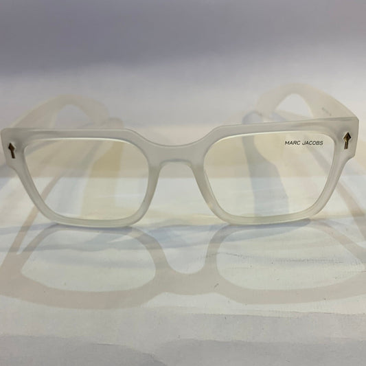 RAM Matte white Transperent Frame Transperent Shade Unisex Sunglasses 66806 52 21-145
