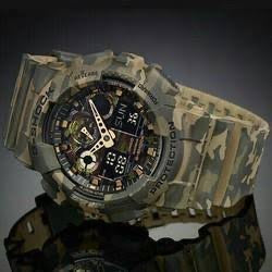 Khaki Military Water Rasistant Sports Watch With Orignal Box