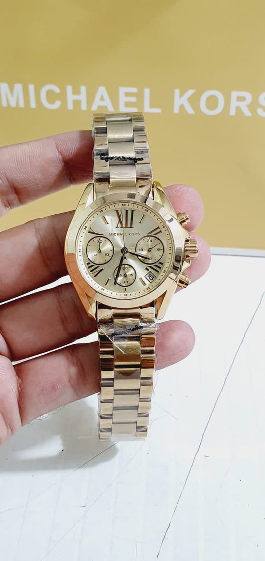 CIM Golden Chain Gold Dial Ladies Watch