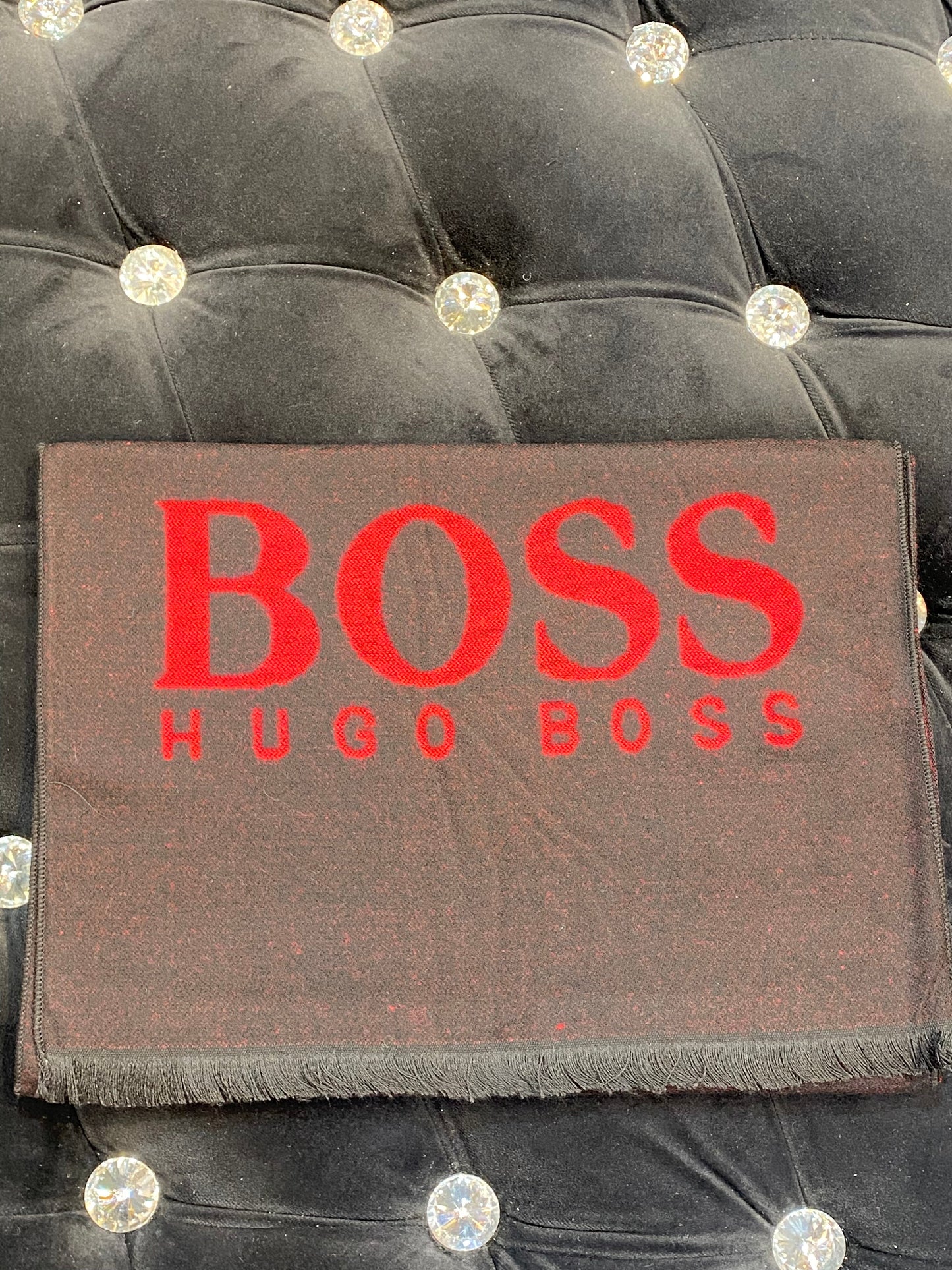 Sob Bos Maroon Colour With Red Sob Logo Imported Muffler 49007