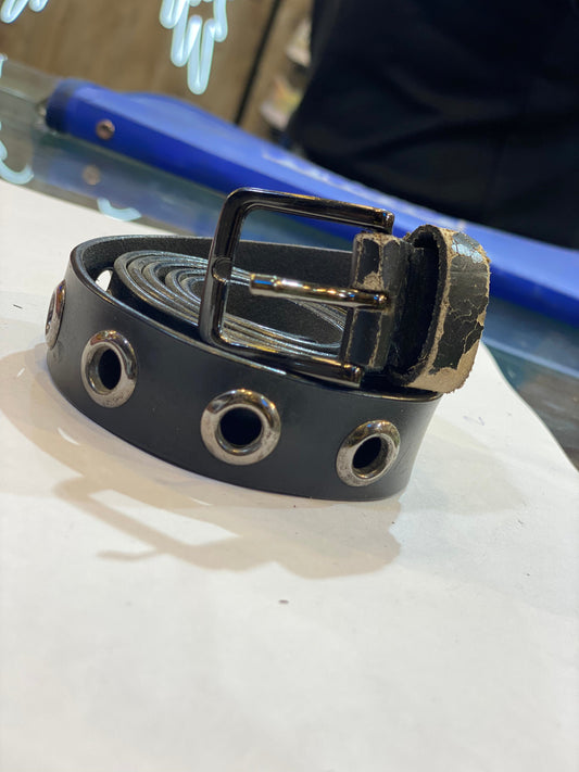 Black Belt With Black Buckle Ladies belt 12133