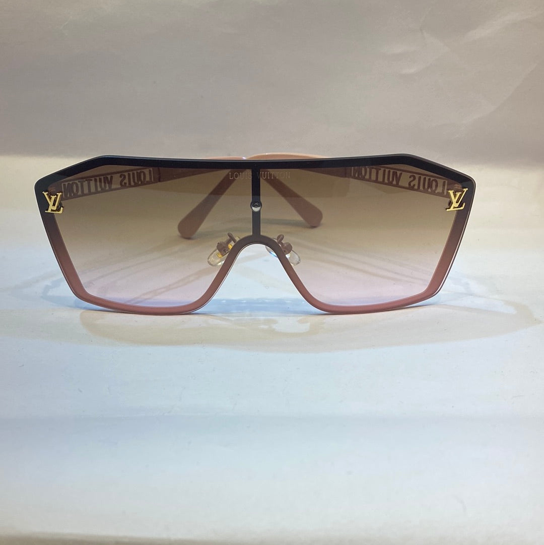 UOL Peach Frame Peach Shade Unisex Branded Sunglasses DW2540 6016 145
