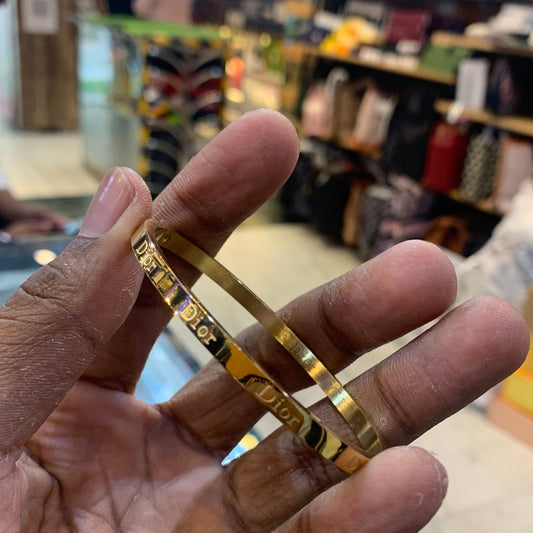 OID Gold Color Premium Quality Kada Bracelet 502413