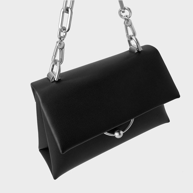 Charles & Keith Bag Ladies Sling Bag with Double Belt