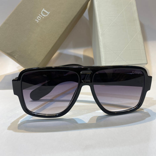 OID Black Frame Black Shade Unisex Branded Sunglasses 125960 14-147