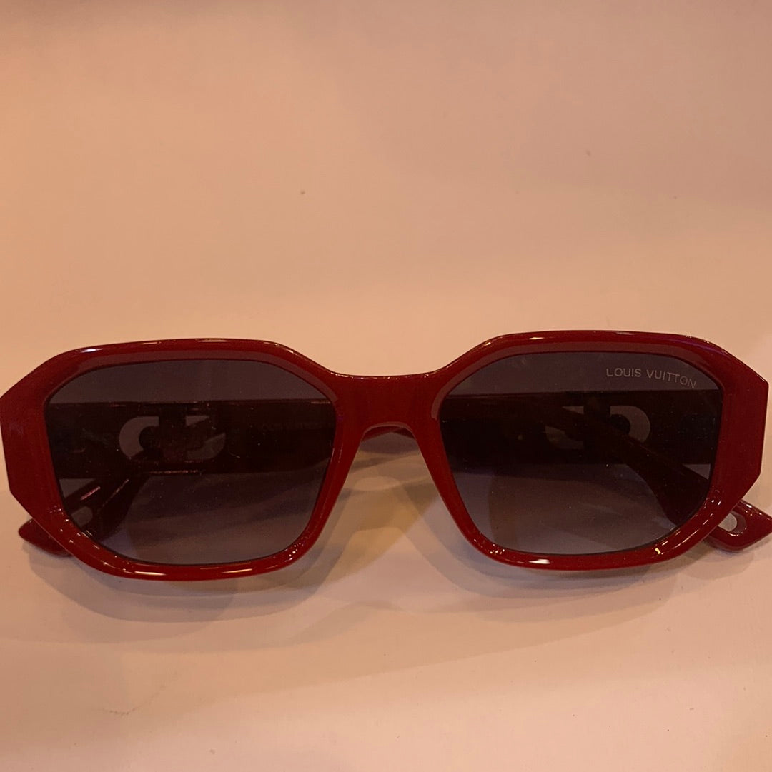 Uol Vl Red Frame Black Shade Sunglass 99023 COL06 54 18-150