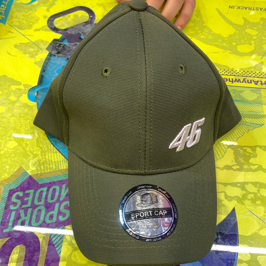 Olive Green Colour 46 With Embroidered Design Sports Cap 913055