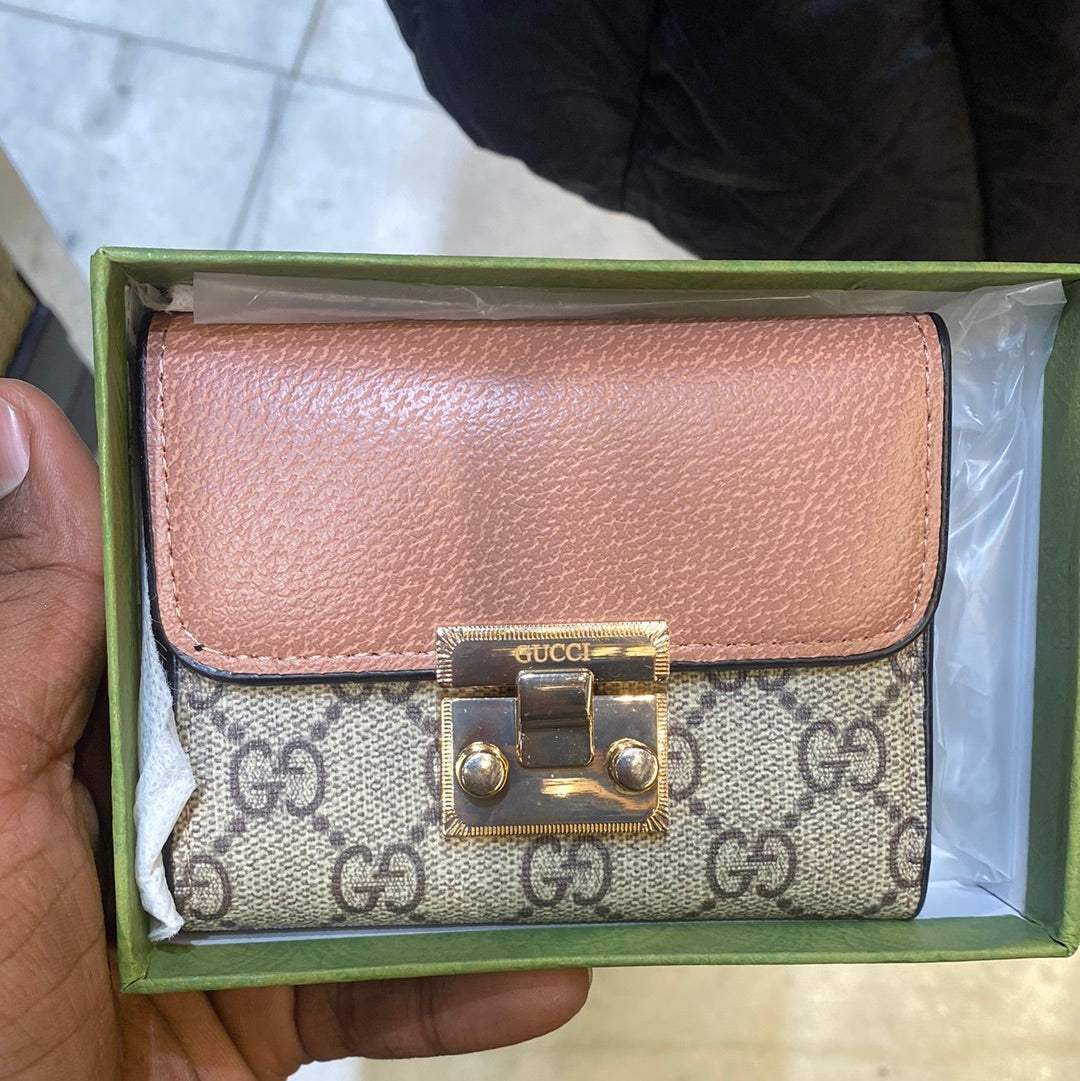 Cug Multiple Colour Three Fold Small Unisex Italian Leather Ladies Wallet 10051