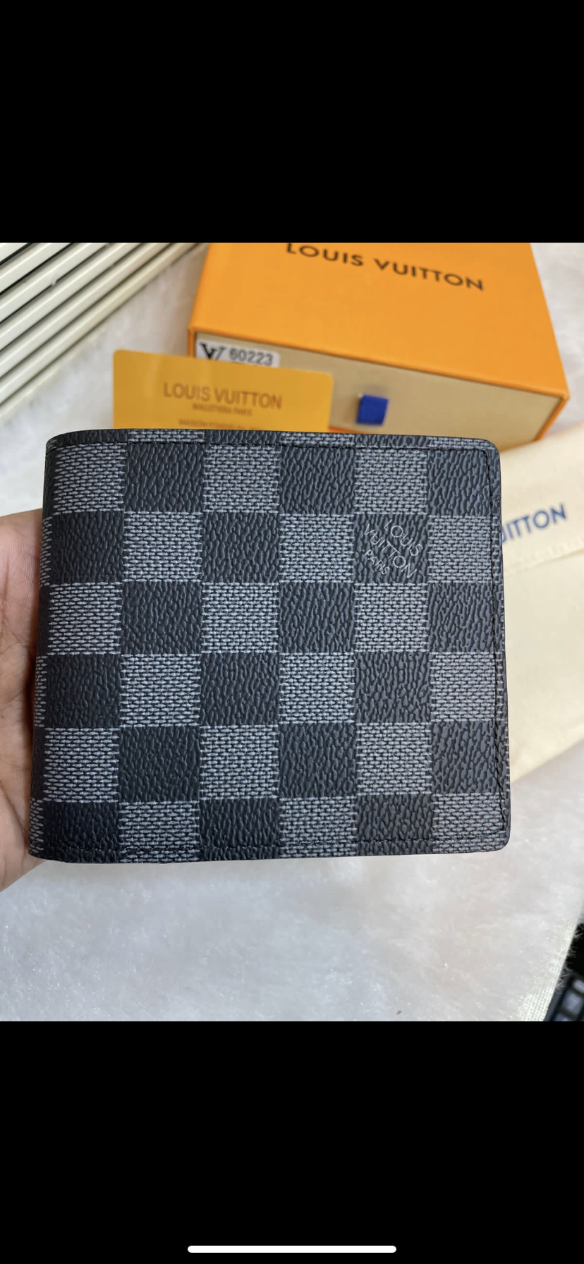 Branded Luxury Italian Leather Wallet Model Black Haig 60223048