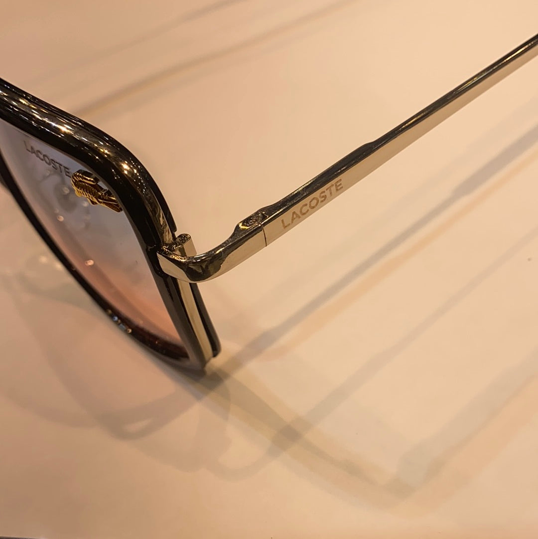 Black Silver Frame Red Blue Shade CAL Sunglass
